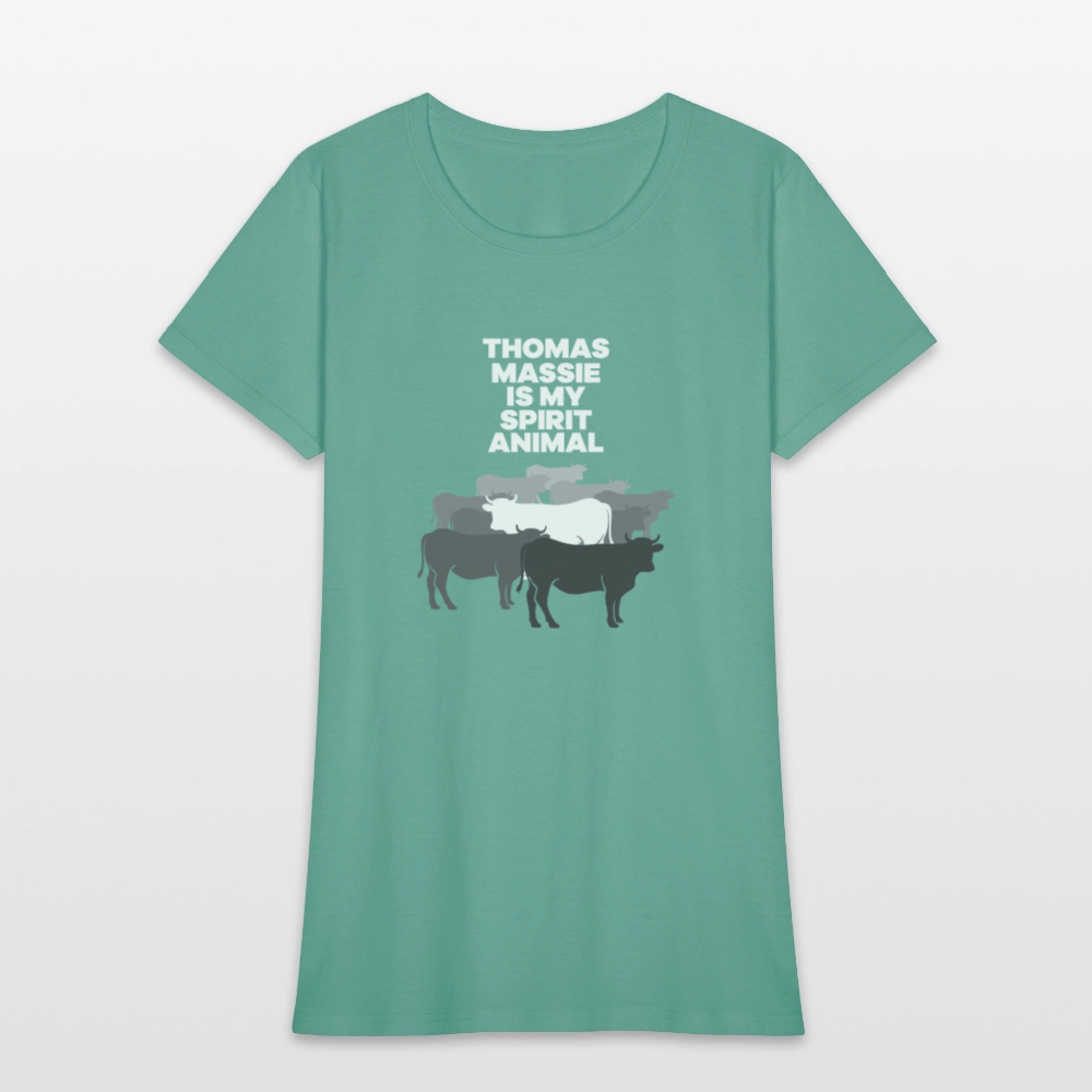 Thomas Massie Is My Spirit Animal | Women's Tee - aquatic