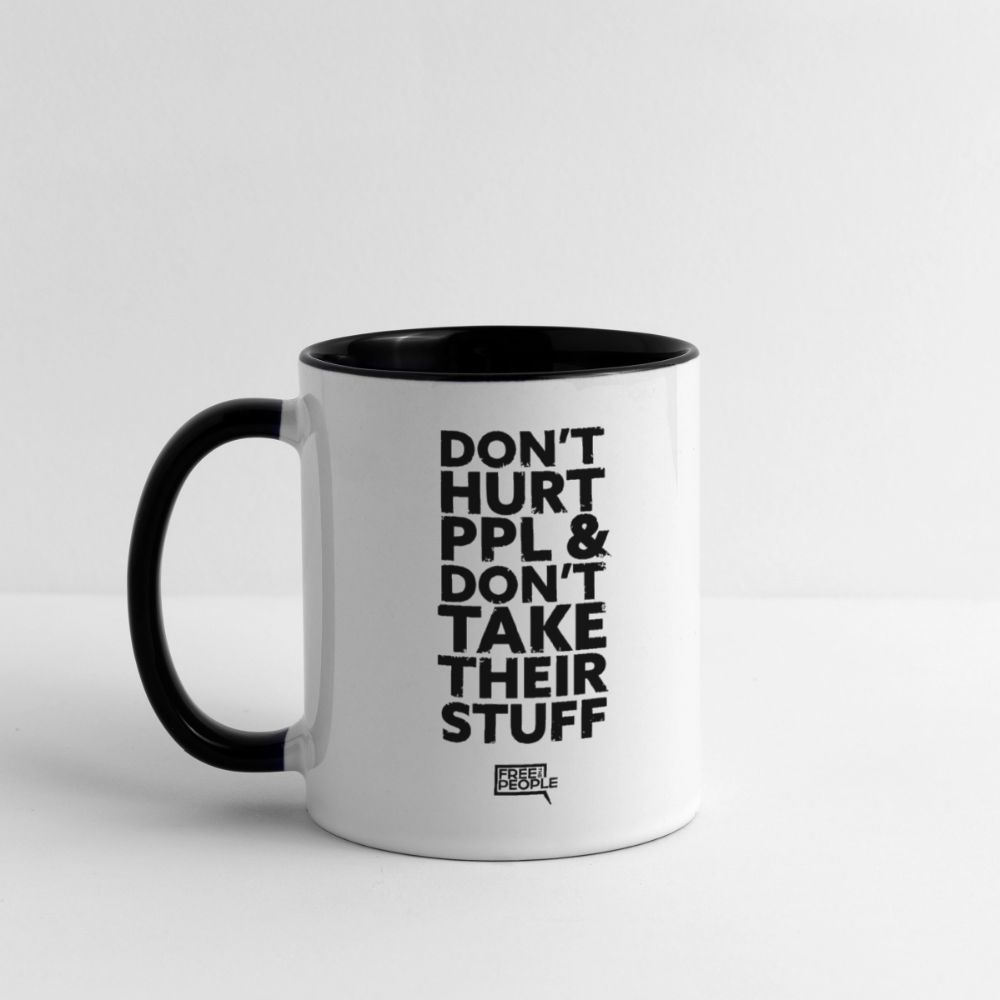 Don't Hurt People Coffee Mug - white/black