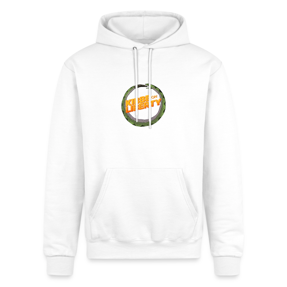 Kibbe on Liberty | Pullover Hoodie - white