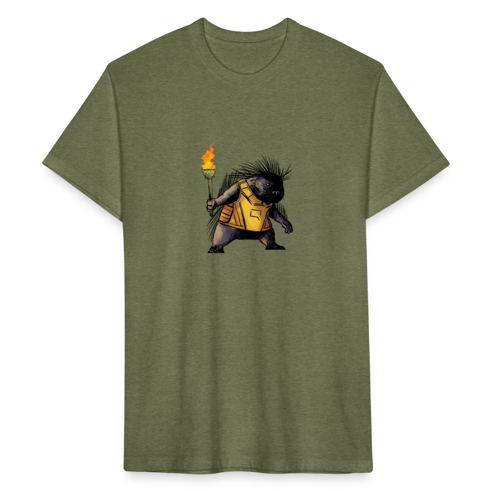 Free the Porcupine | Men's Tee - heather military green