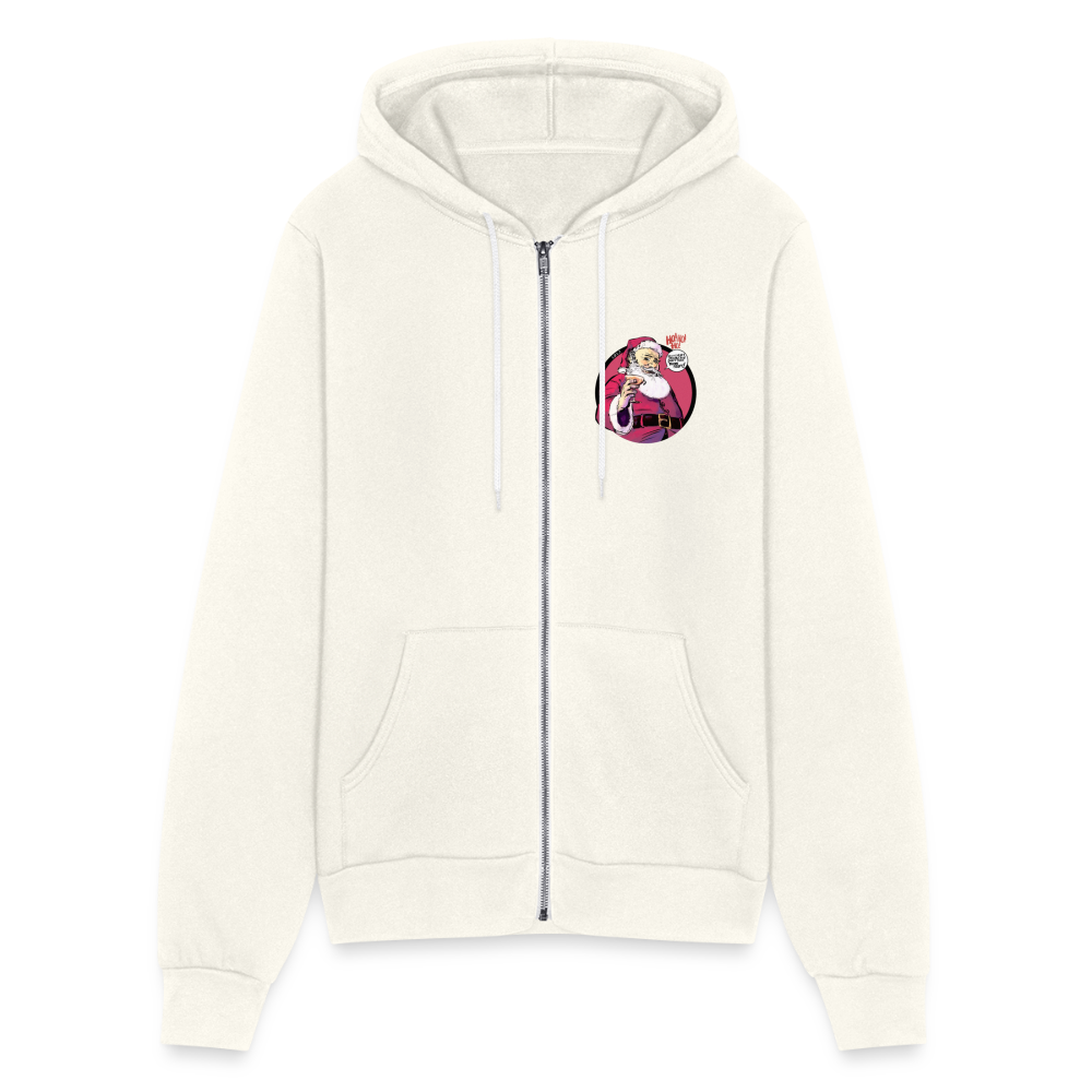 2023 Santa | Zip Hoodie - vintage white