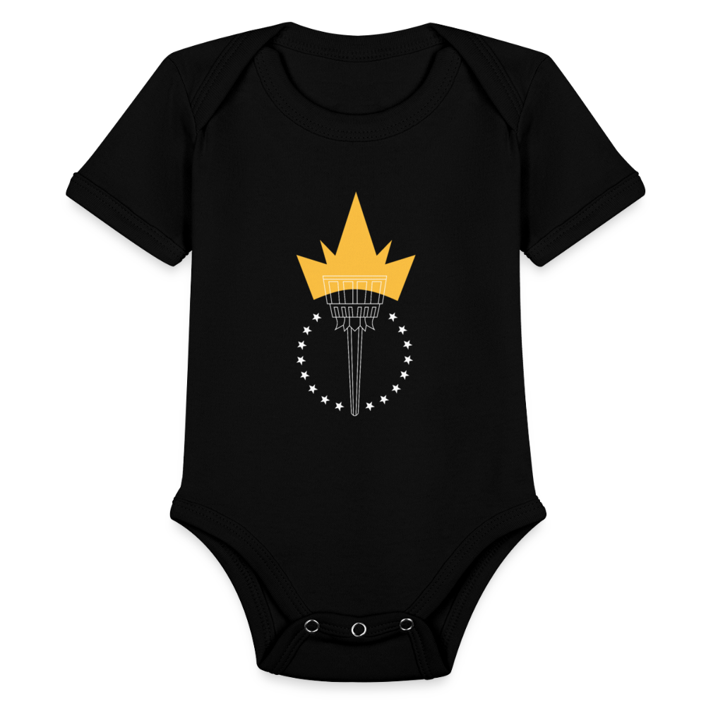 Freedom Torch | Baby Onesie - black