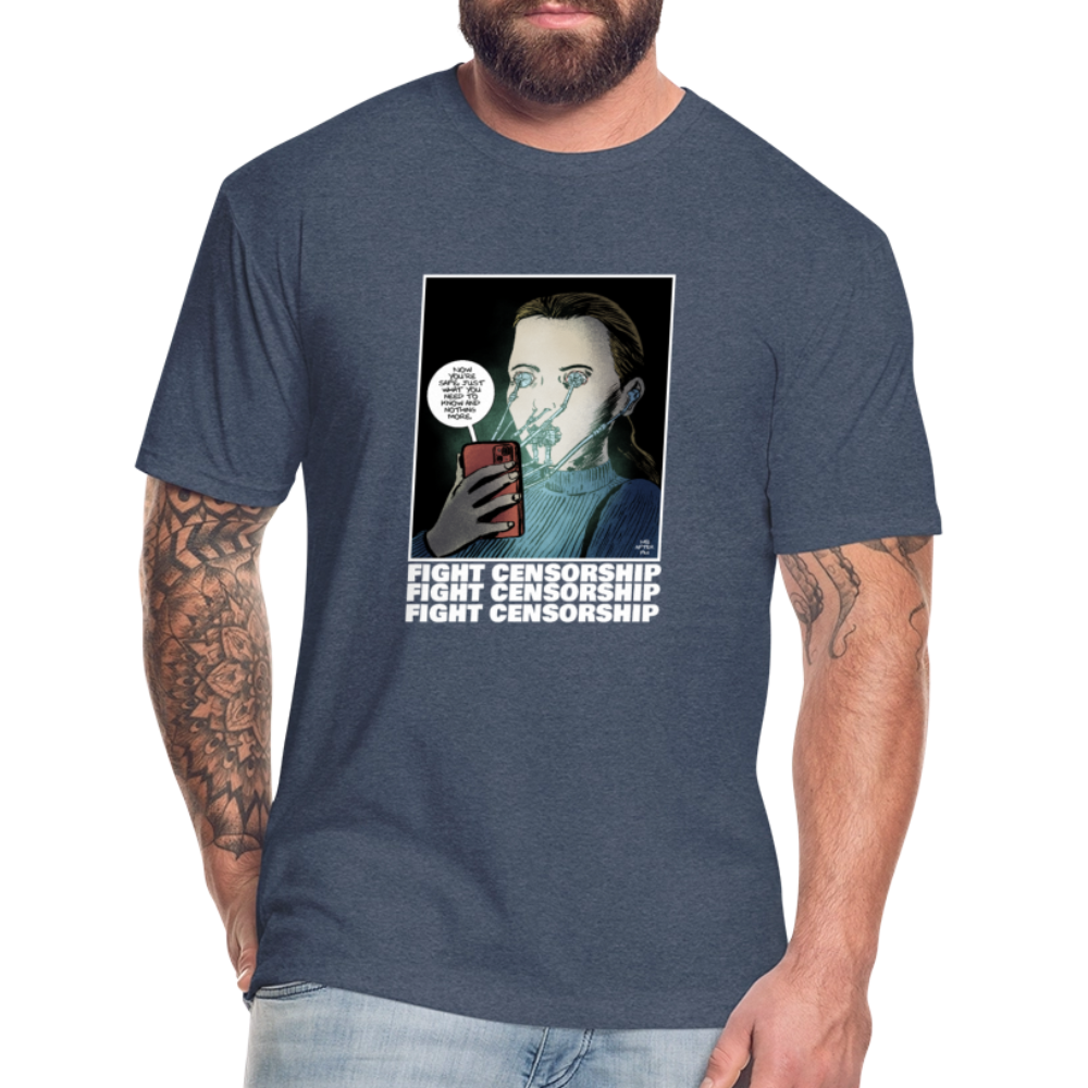 Fight Censorship | Men's Tee - heather navy