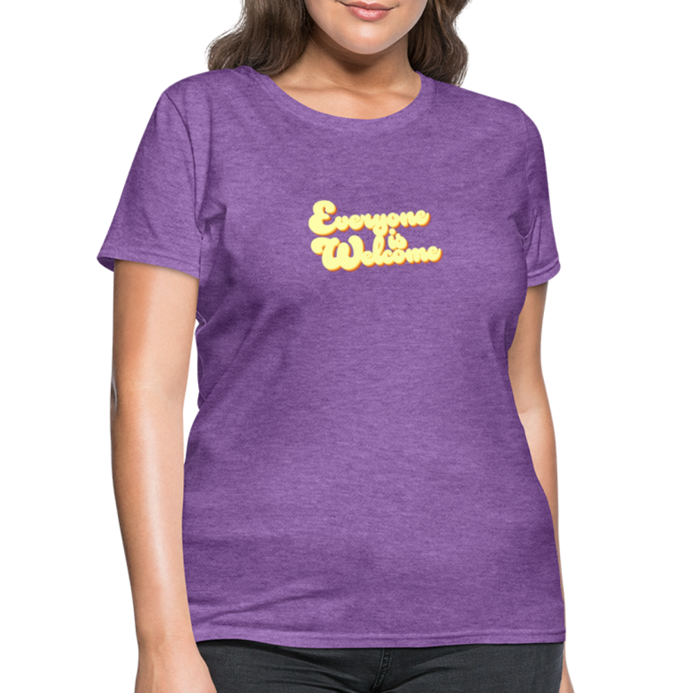 Everyone is Welcome | Women's Tee - purple heather