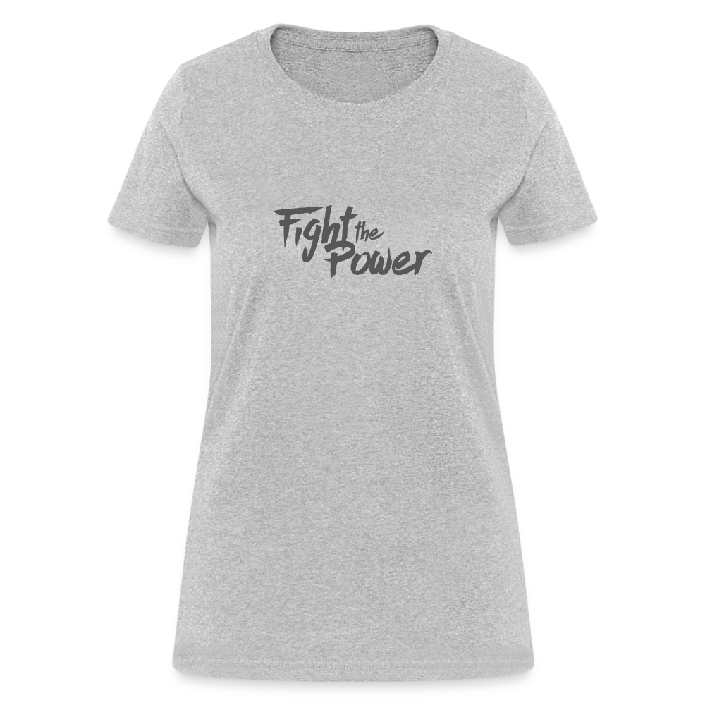 Fight the Power | Women's Tee - heather gray