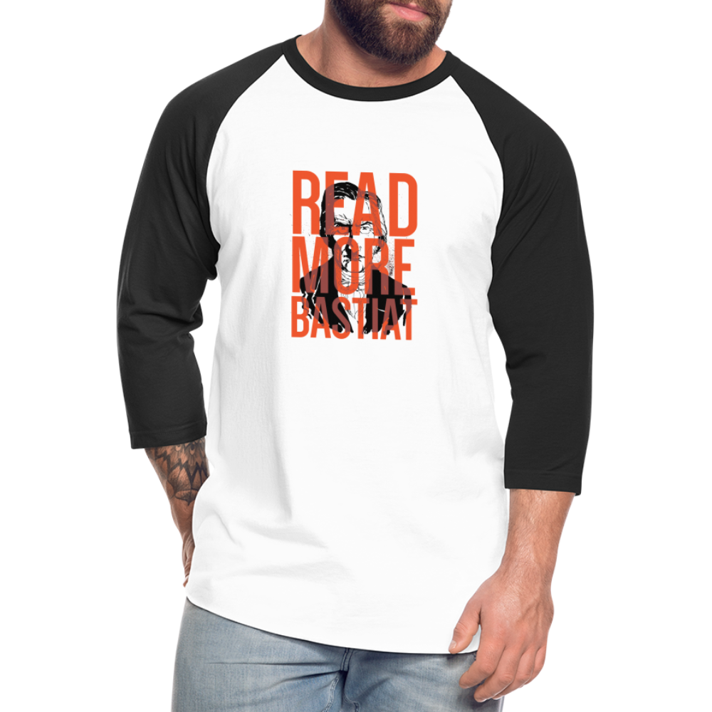 Read More Bastiat | Baseball Tee - white/black