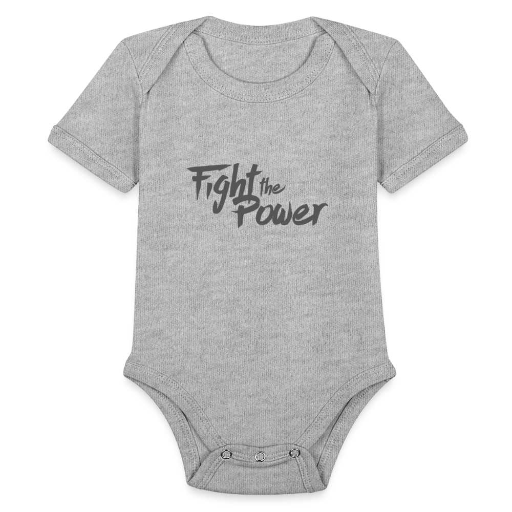 Fight the Power | Baby Onesie - heather grey