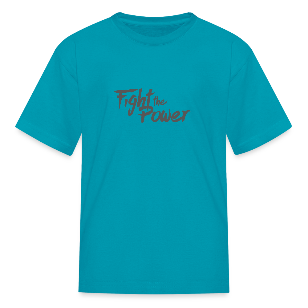 Fight the Power | Youth Tee - turquoise
