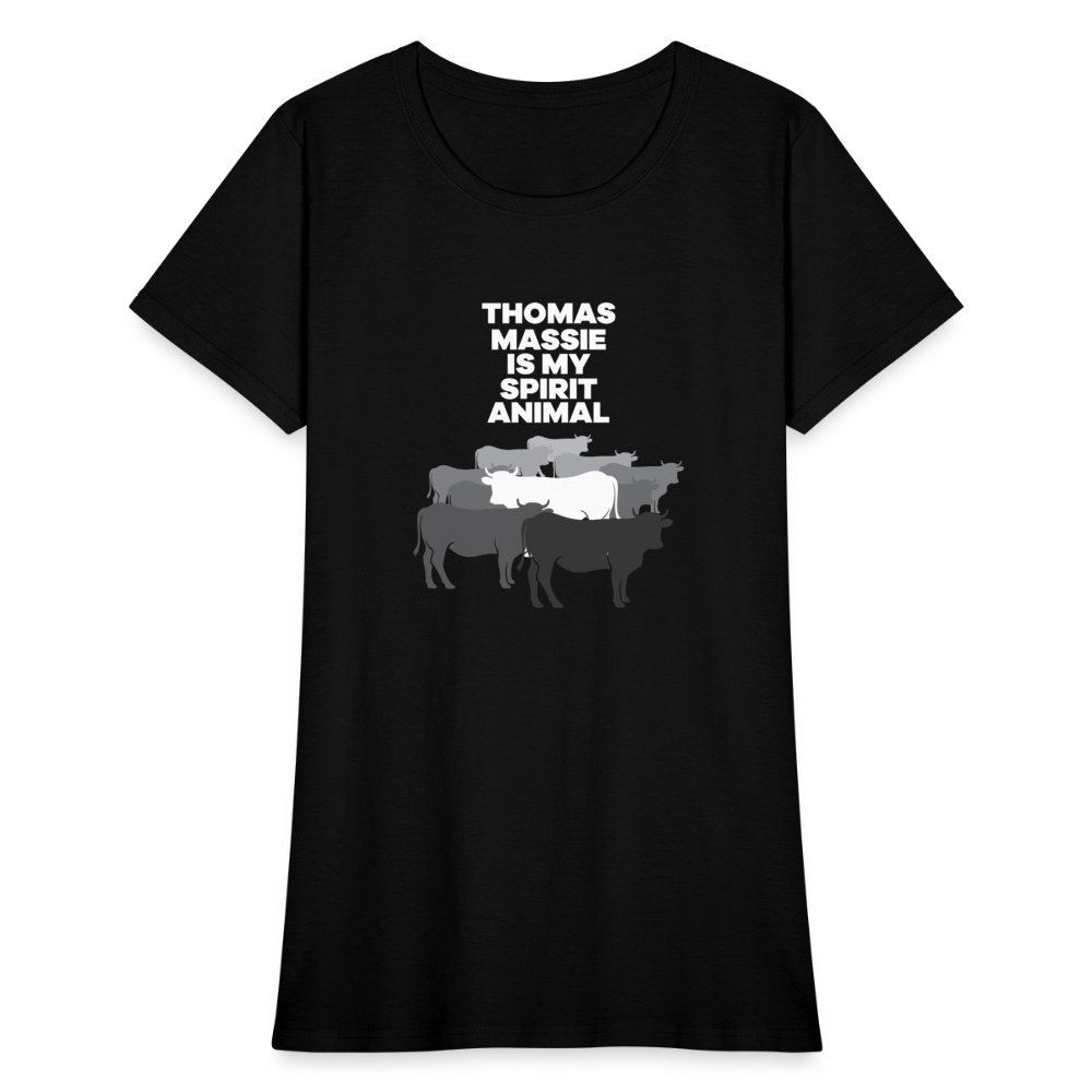 Thomas Massie Is My Spirit Animal | Women's Tee - black