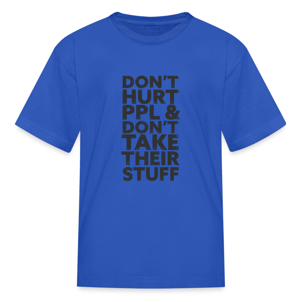 Don't Hurt People | Youth Tee - royal blue