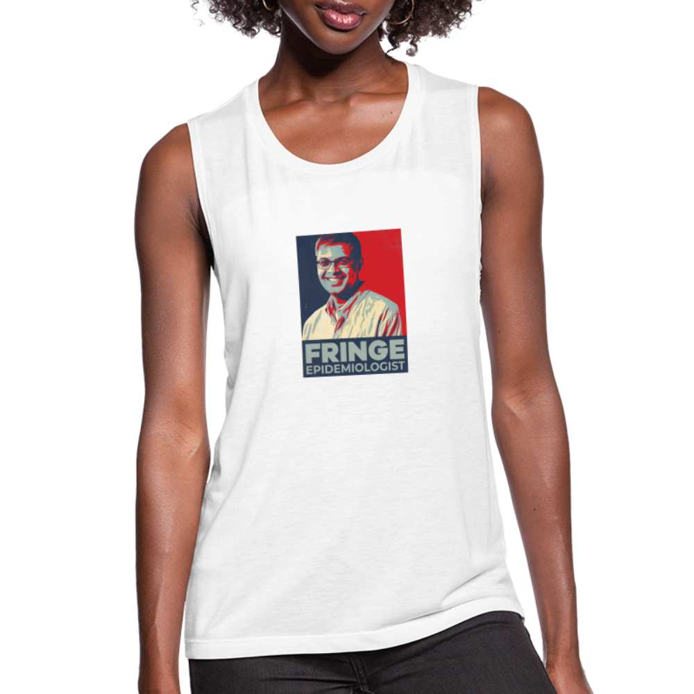 Fringe Epidemiologist | Women's Muscle Tank - white