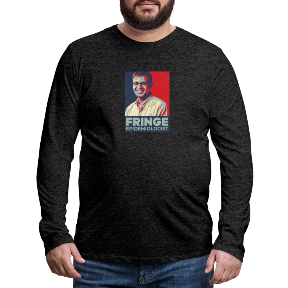 Fringe Epidemiologist | Men's Long Sleeve Tee - charcoal grey