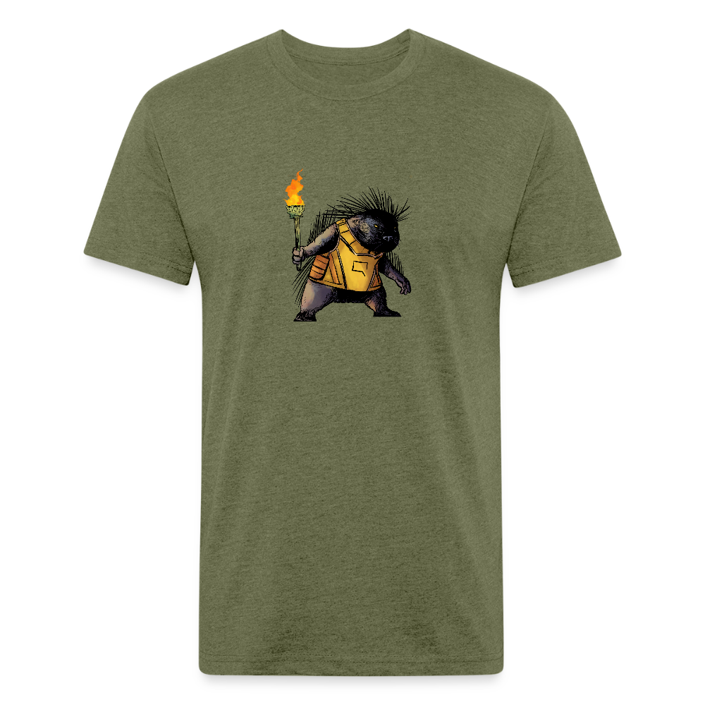 Free the Porcupine | Men's Tee - heather military green
