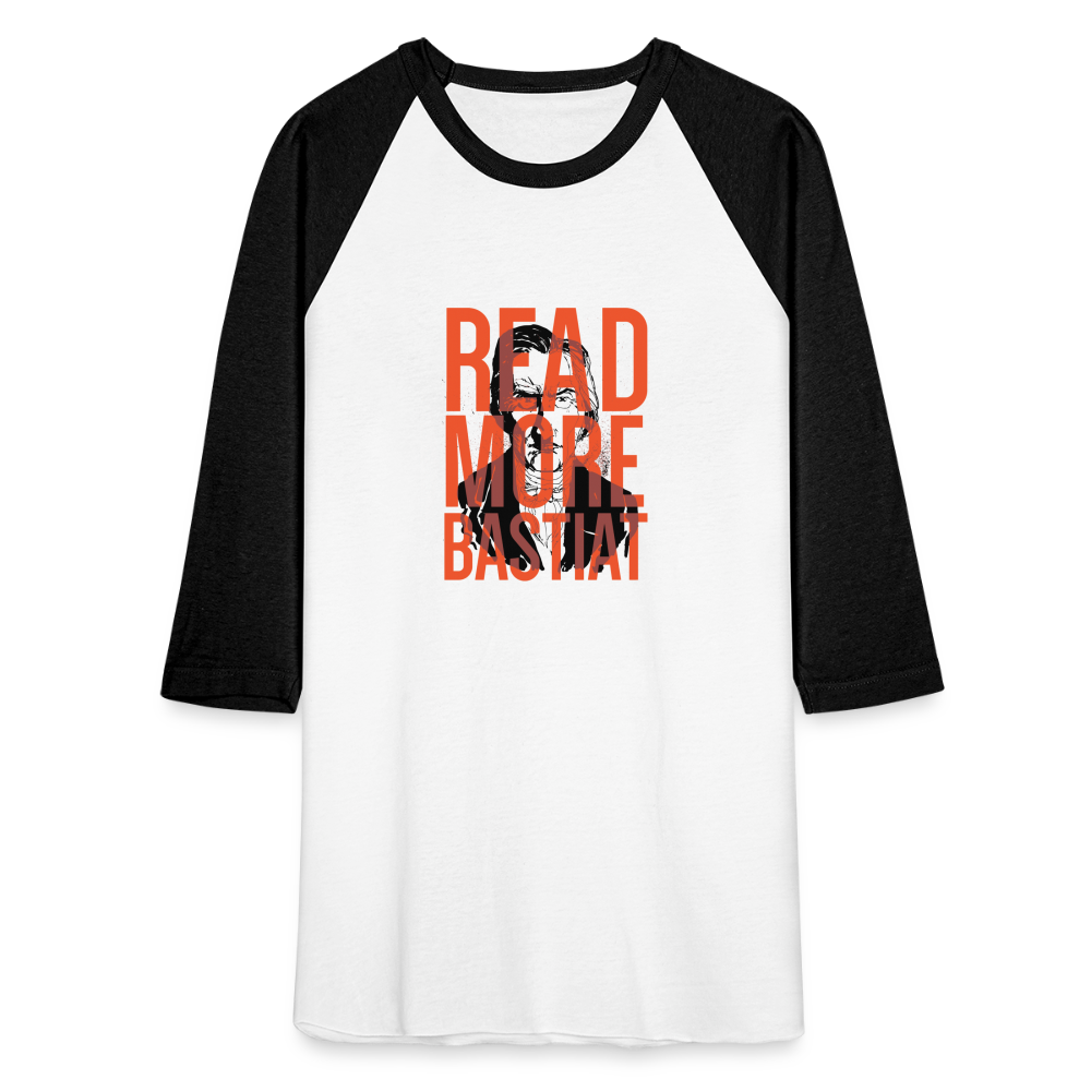 Read More Bastiat | Baseball Tee - white/black