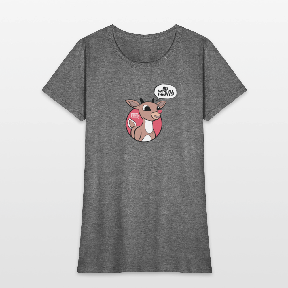 Rudolph Misfits | Women's Tee - graphite heather