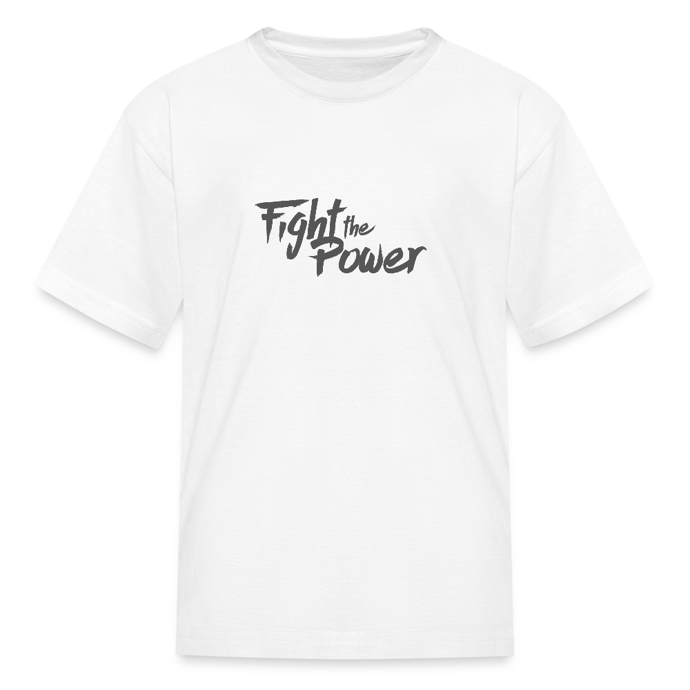 Fight the Power | Youth Tee - white