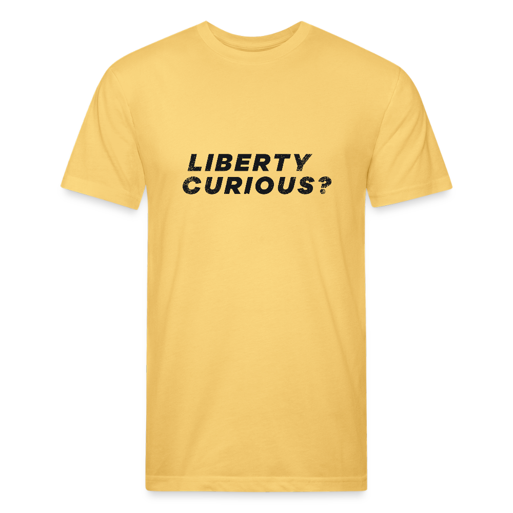 Liberty Curious? | Men's Tee - pastel yellow