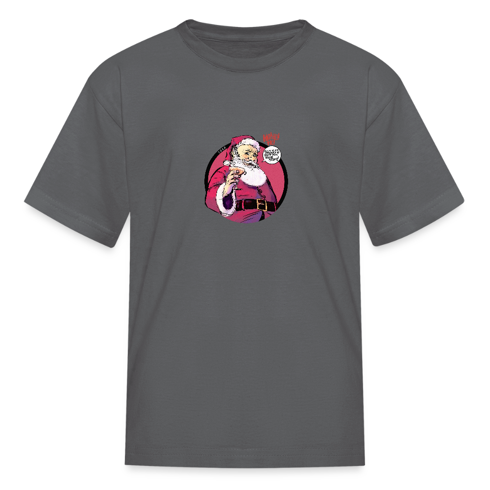 2023 Santa | Youth Tee - charcoal
