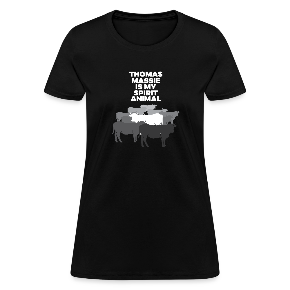 Thomas Massie Is My Spirit Animal | Women's Tee - black