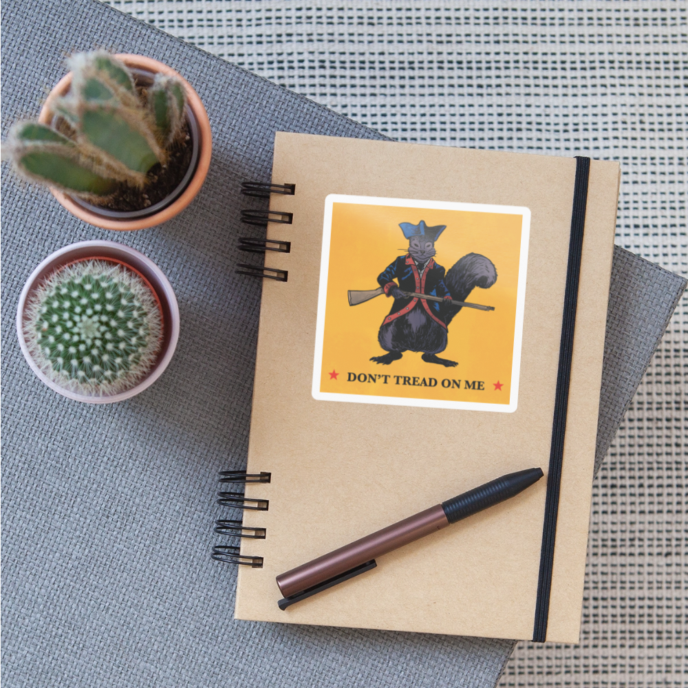 Peanut the Squirrel Sticker - white glossy