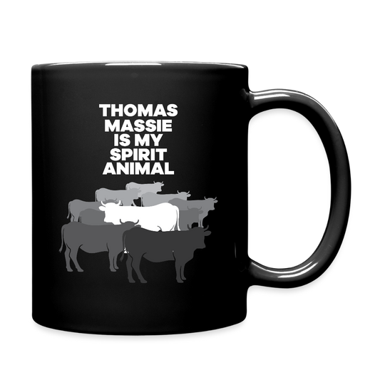 Thomas Massie Is My Spirit Animal Coffee Mug | Black Edition - black