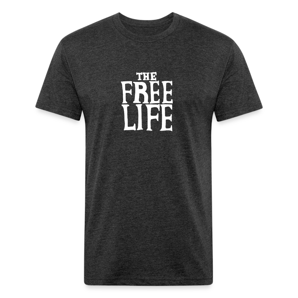 The Free Life | Men's Tee - heather black