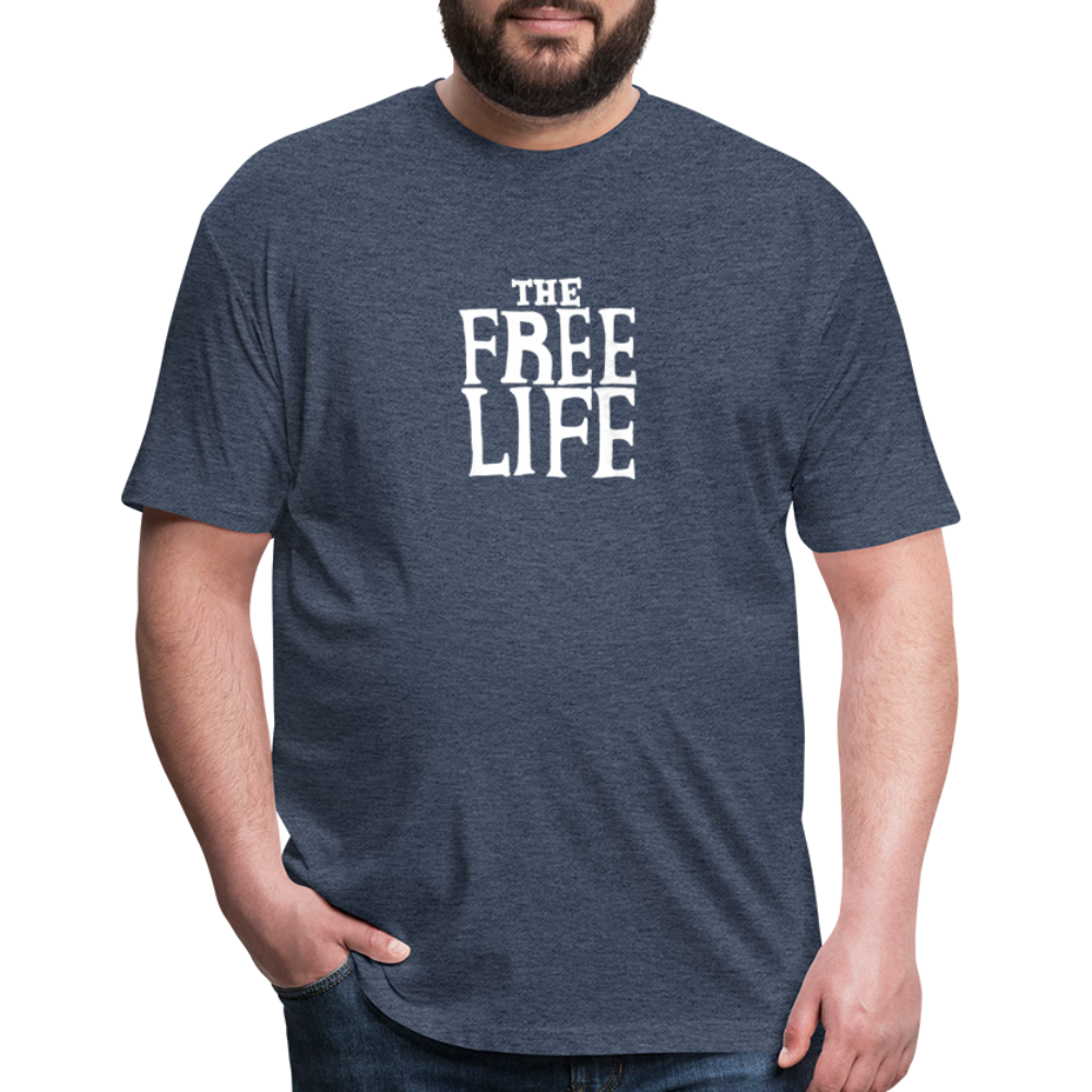 The Free Life | Men's Tee - heather navy