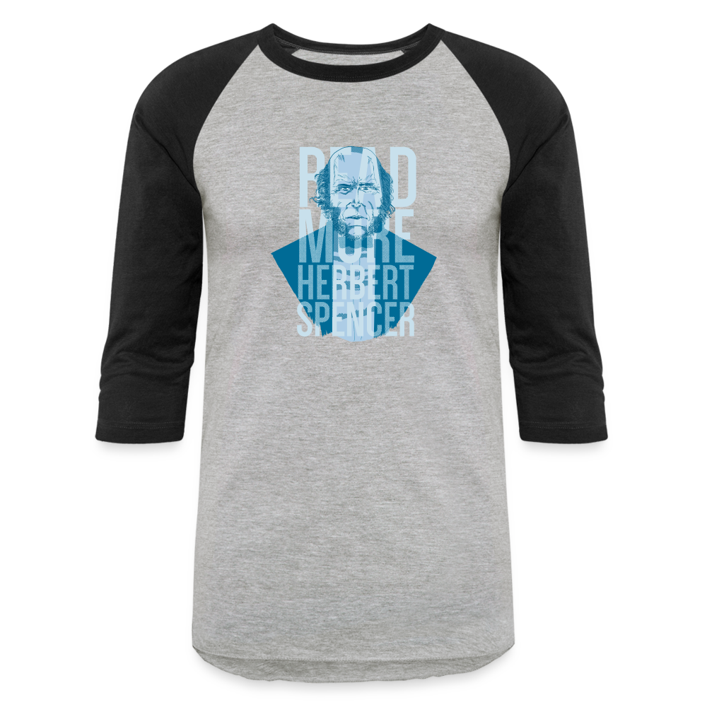 Read More Spencer | Baseball Tee - heather gray/black