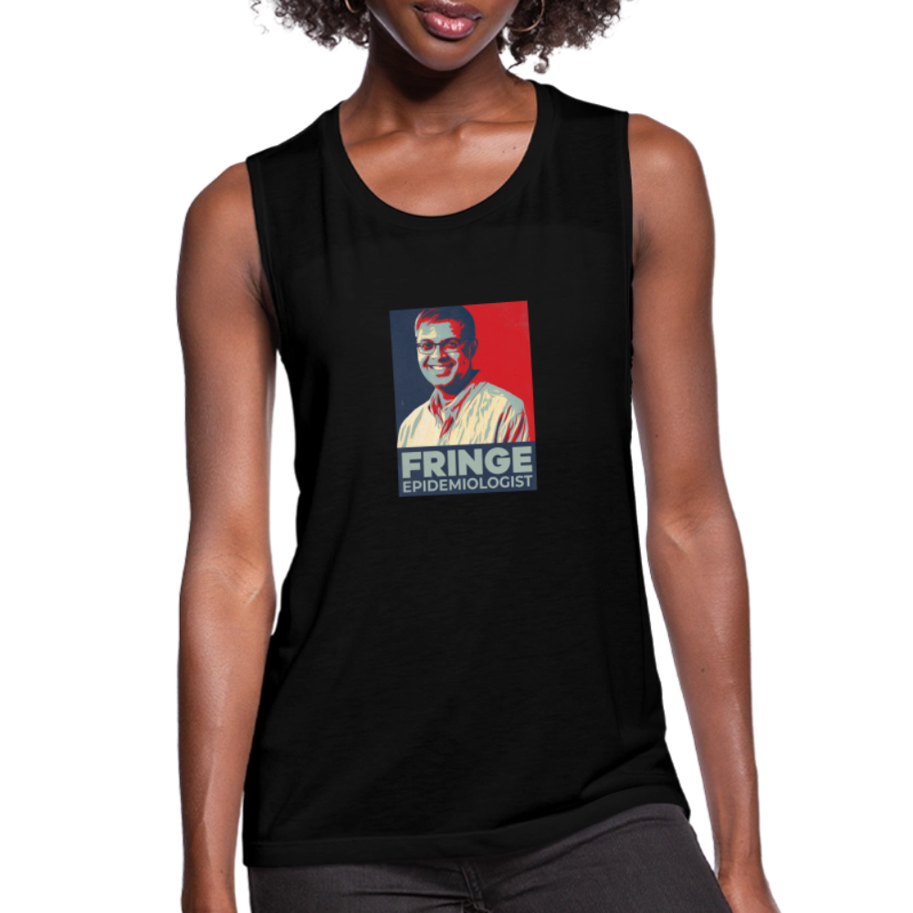 Fringe Epidemiologist | Women's Muscle Tank - black