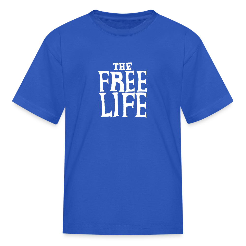 The Free Life | Youth Tee - royal blue