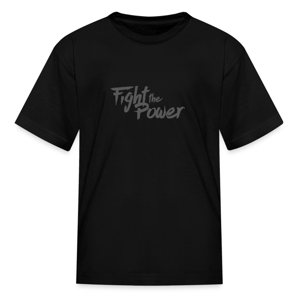 Fight the Power | Youth Tee - black