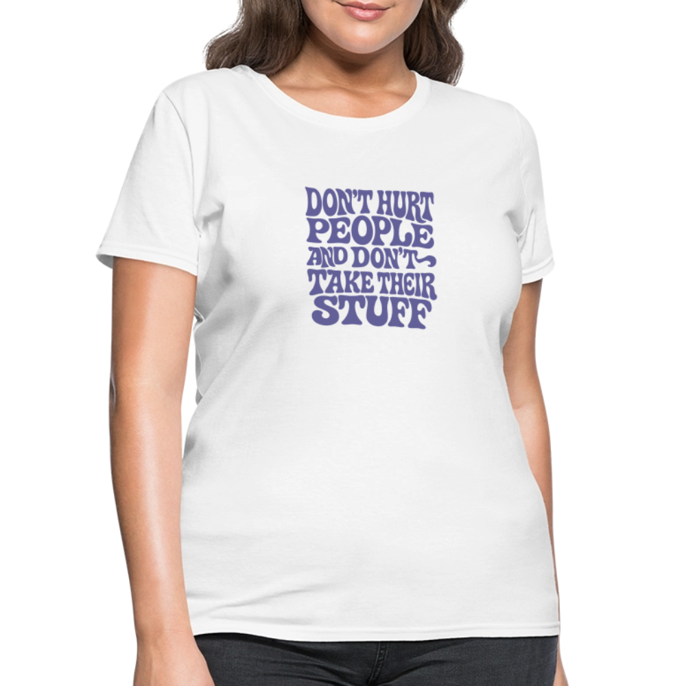 Don't Hurt People | Retro | Women's Tee - white