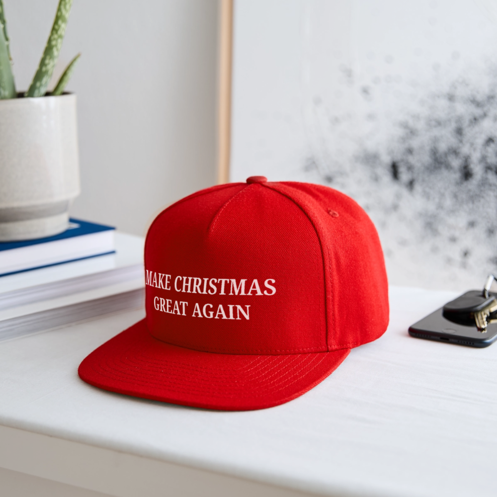 Make Christmas Great Again Hat - red