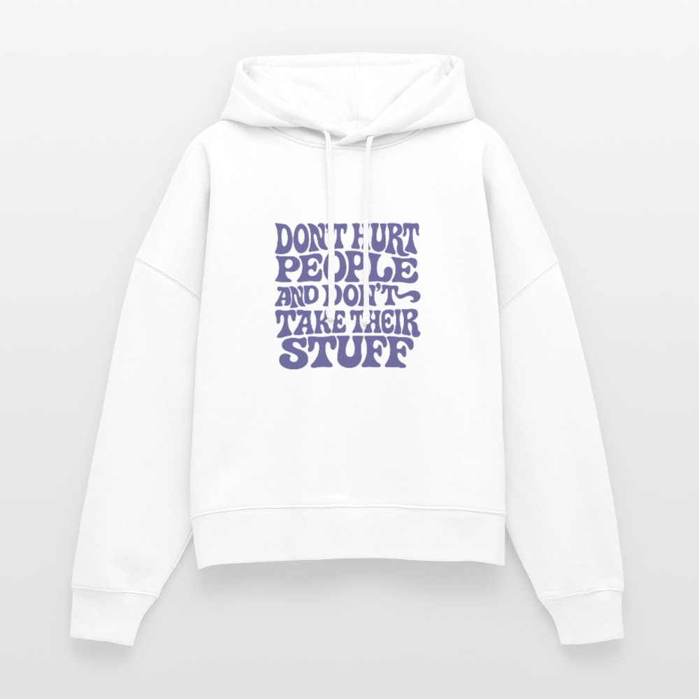 Don't Hurt People | Retro | Women's Hoodie - white