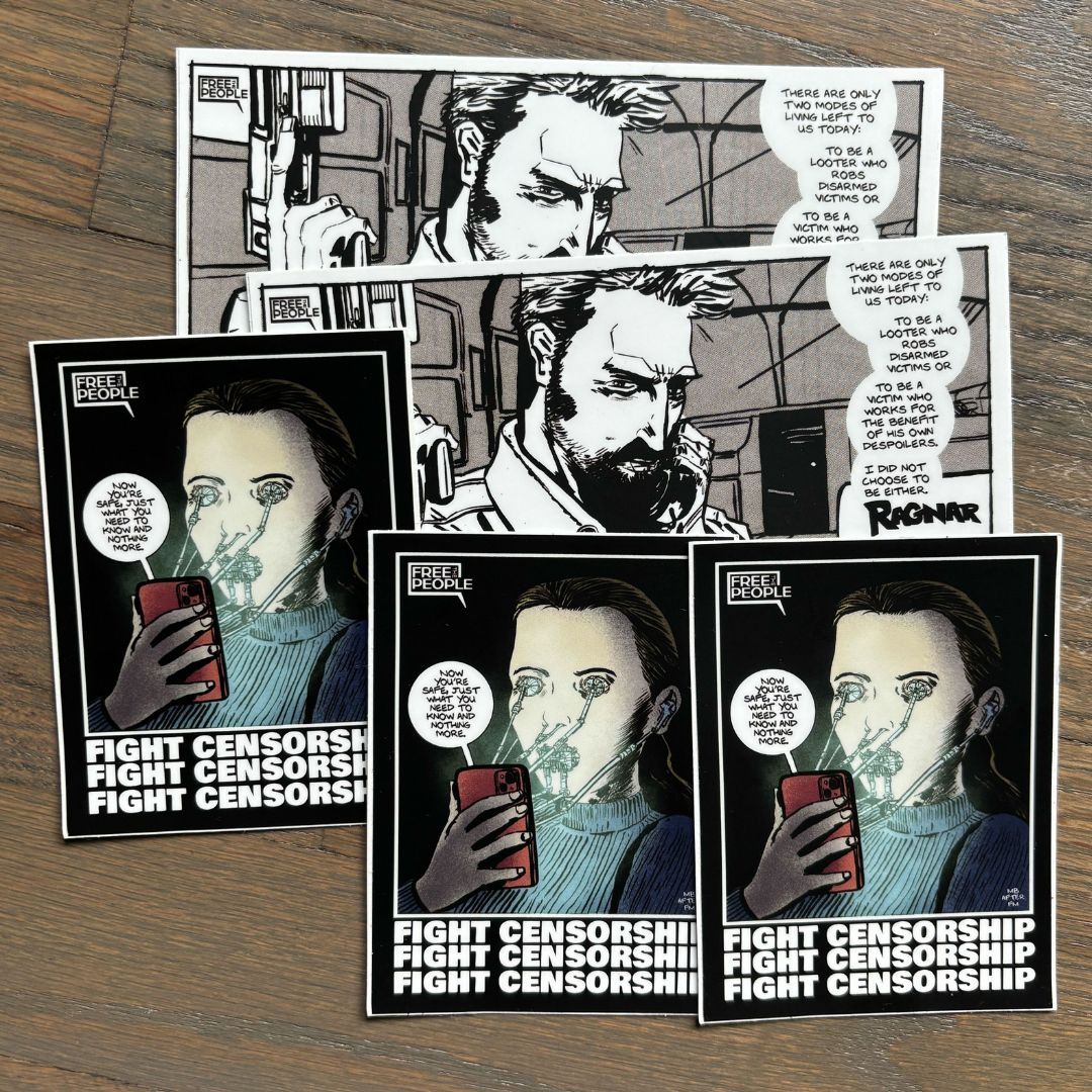 Ragnar Comic Sticker