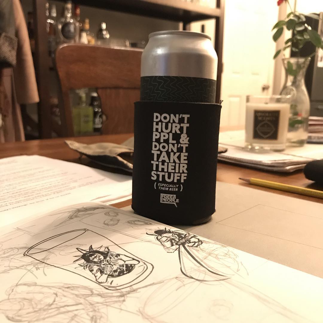 Don't Hurt People Beverage Koozie