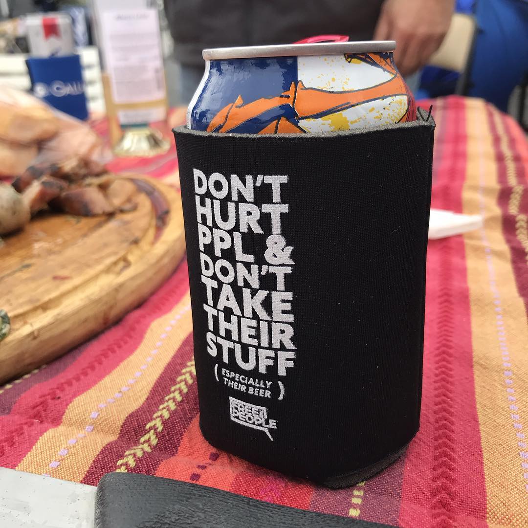 Don't Hurt People Beverage Koozie