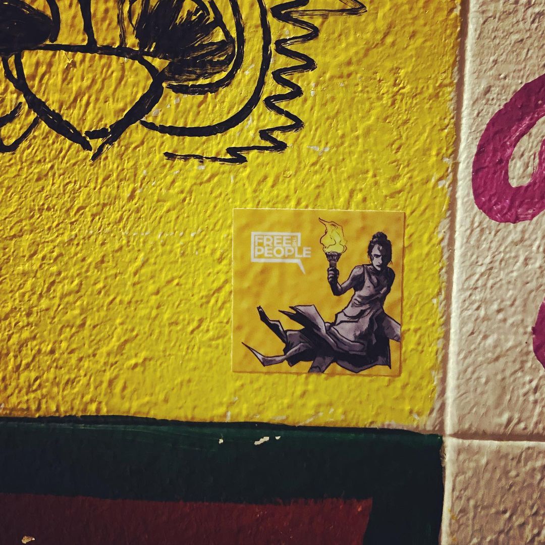 Lady Liberty Sticker