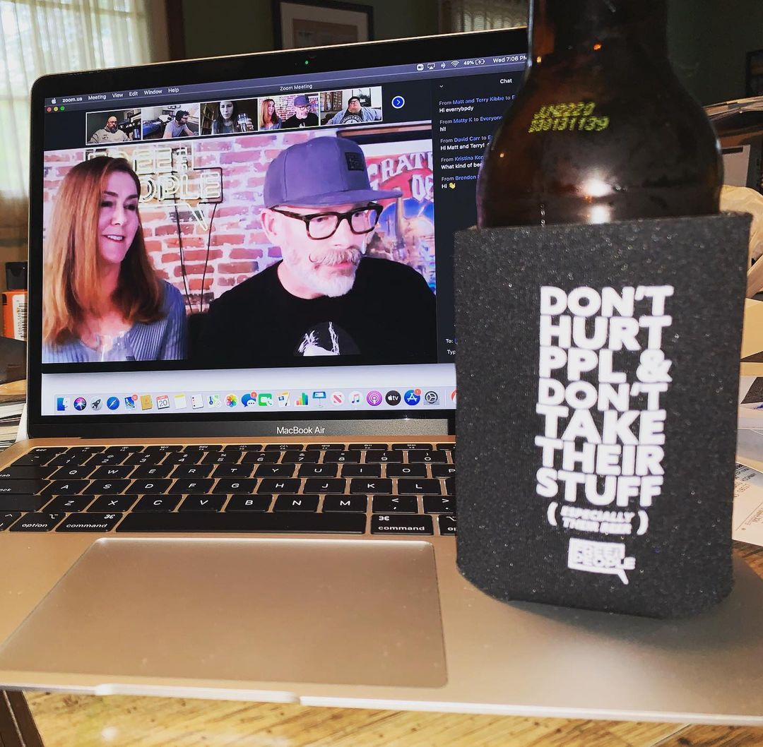 Don't Hurt People Beverage Koozie