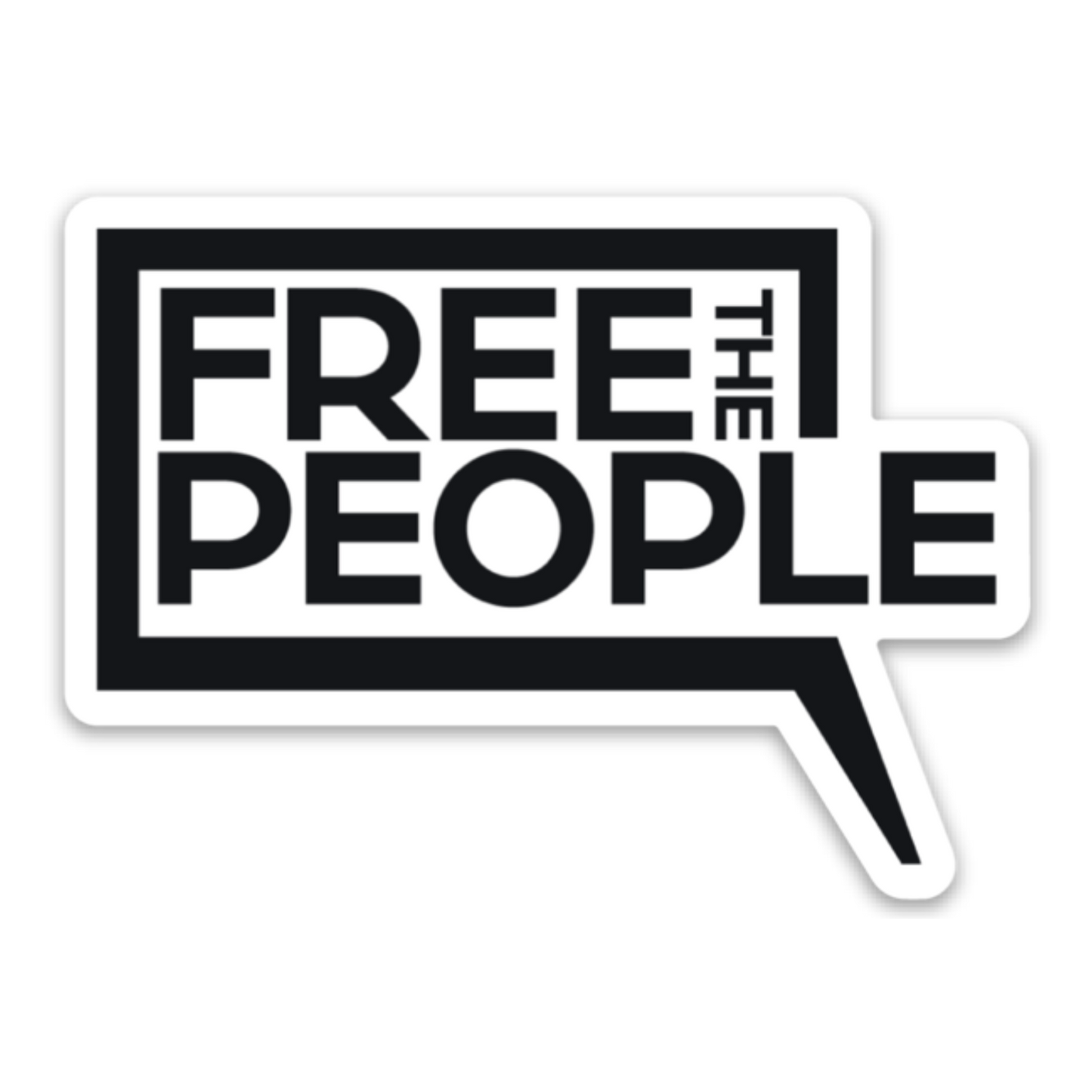 Free the People Sticker