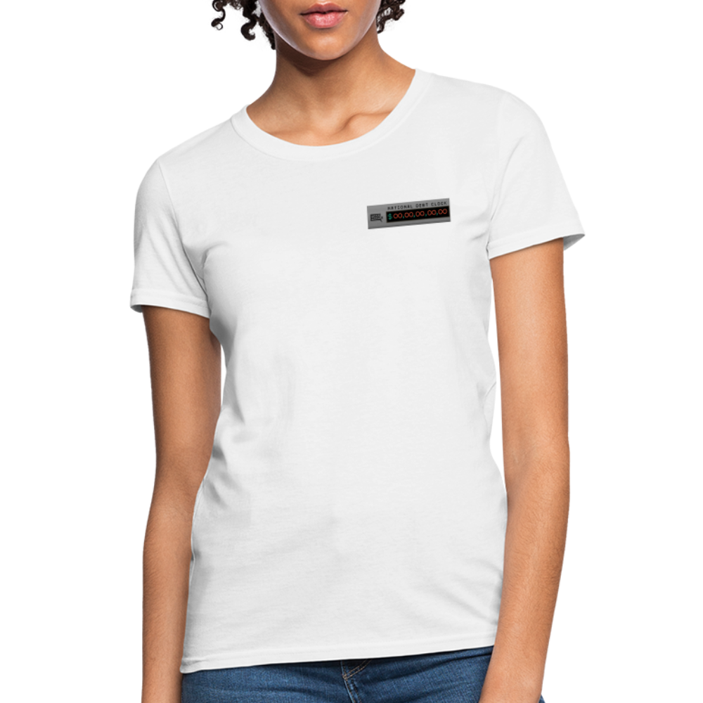 National Debt Clock | Women's Tee - white