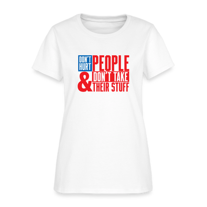 Don't Hurt People | America | Women's Tee - white