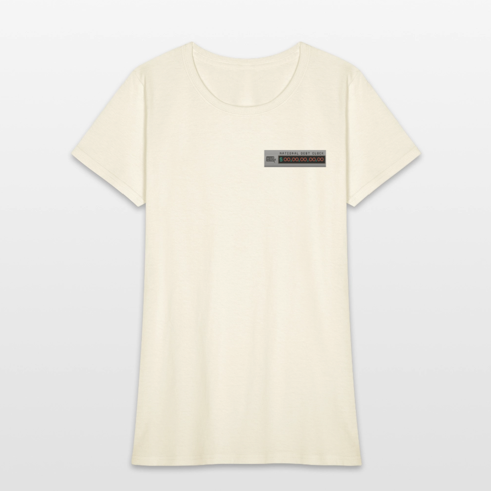 National Debt Clock | Women's Tee - off white