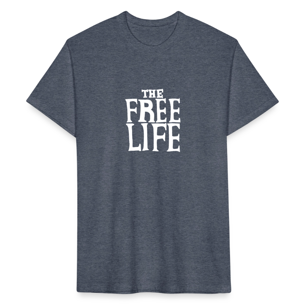 The Free Life | Men's Tee - heather navy