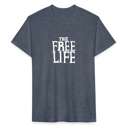 The Free Life | Men's Tee - heather navy
