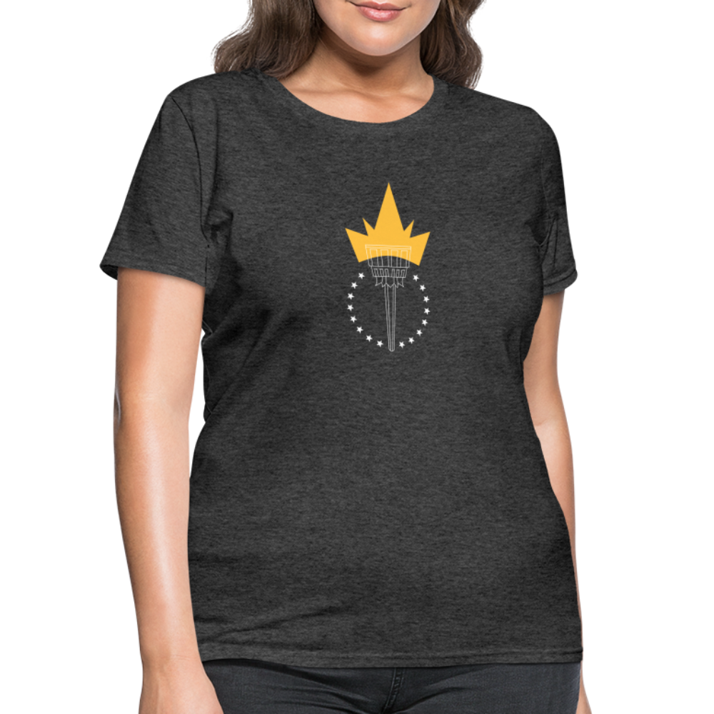 Freedom Torch | Women's Tee - heather black