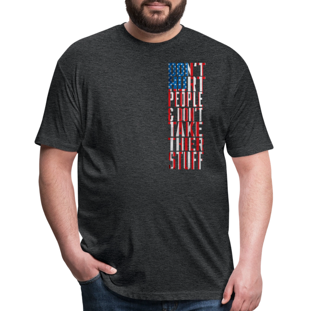 Don't Hurt People | Flag | Men's Tee - heather black