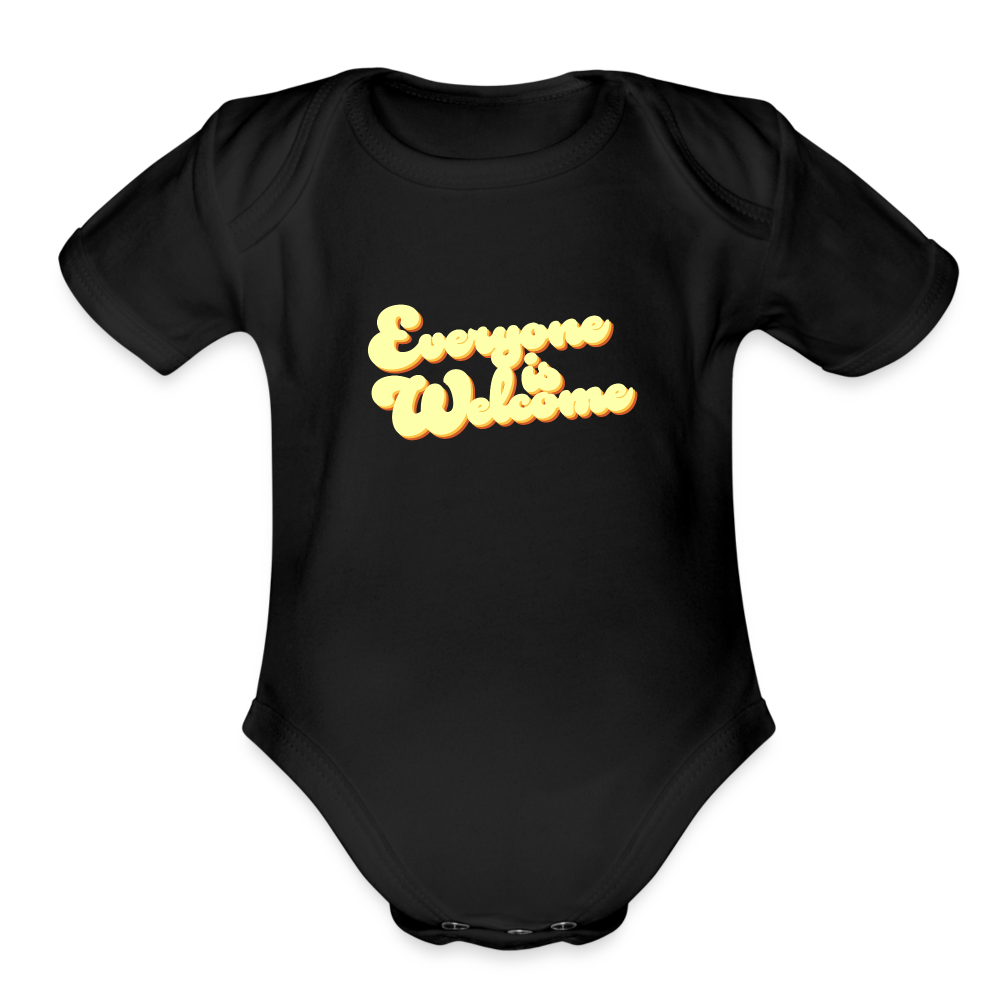 Everyone is Welcome | Baby Onesie - black