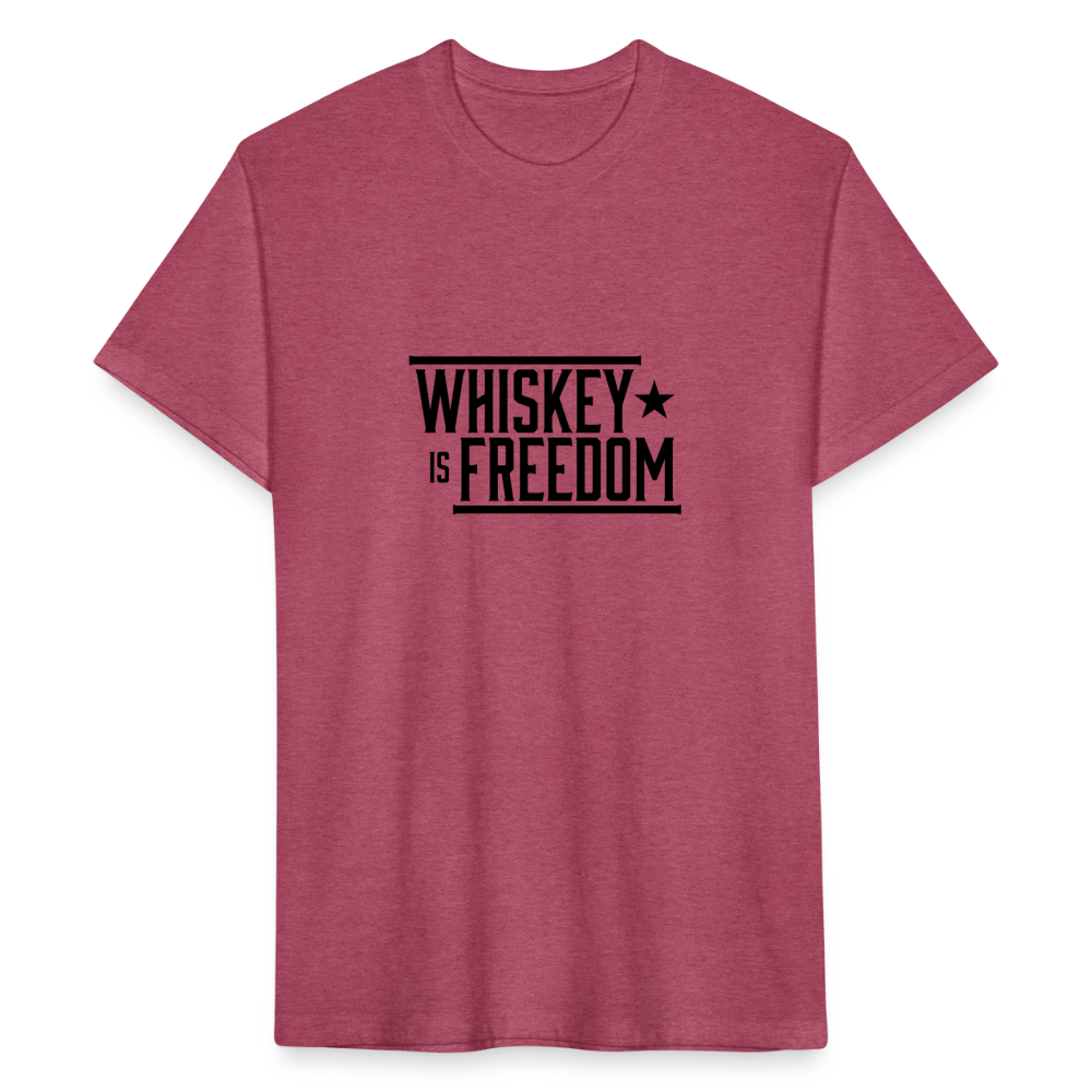 Whiskey is Freedom | Men's Tee - heather burgundy