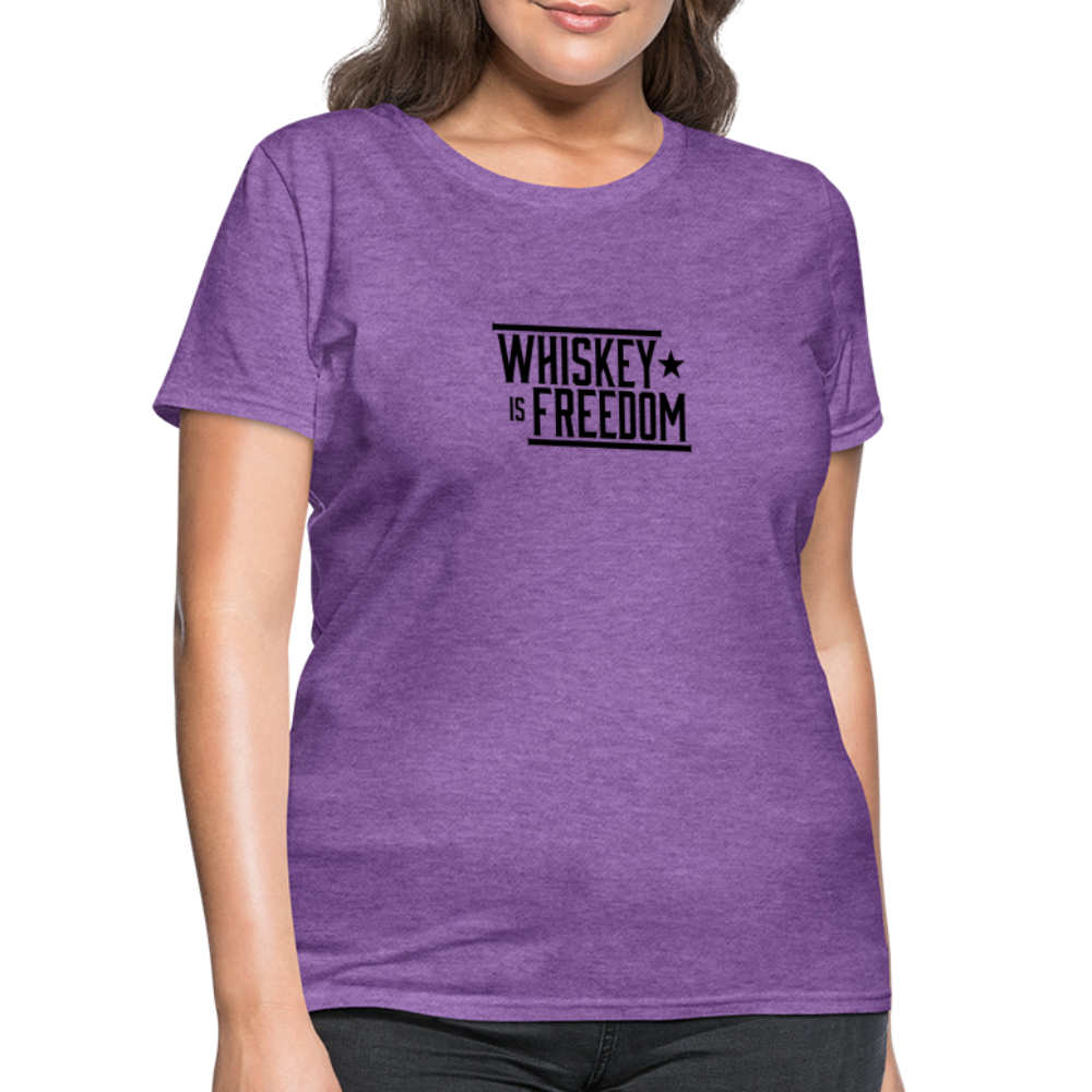 Whiskey is Freedom | Women's Tee - purple heather